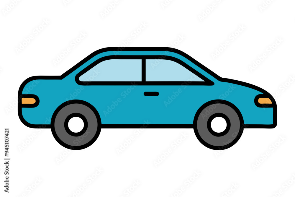 Stylish Car Drawing Vector Graphics for Creative Use Stylish Car Drawing Vector Graphics for Creative Use