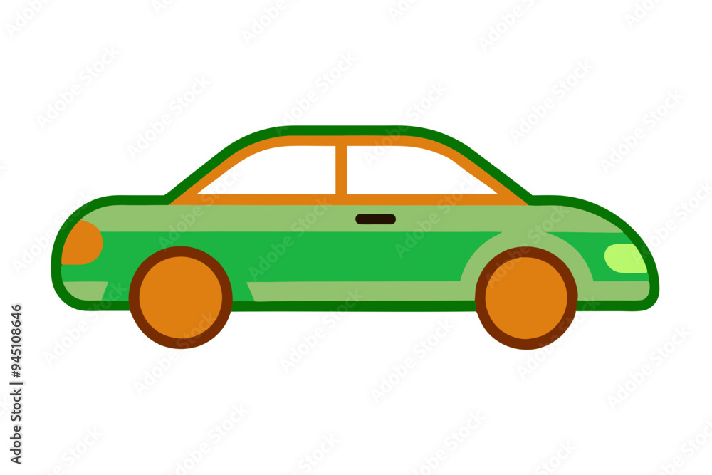 Modern Car Drawing Vector Art: Perfect for Any Design Modern Car Drawing Vector Art: Perfect for Any Design