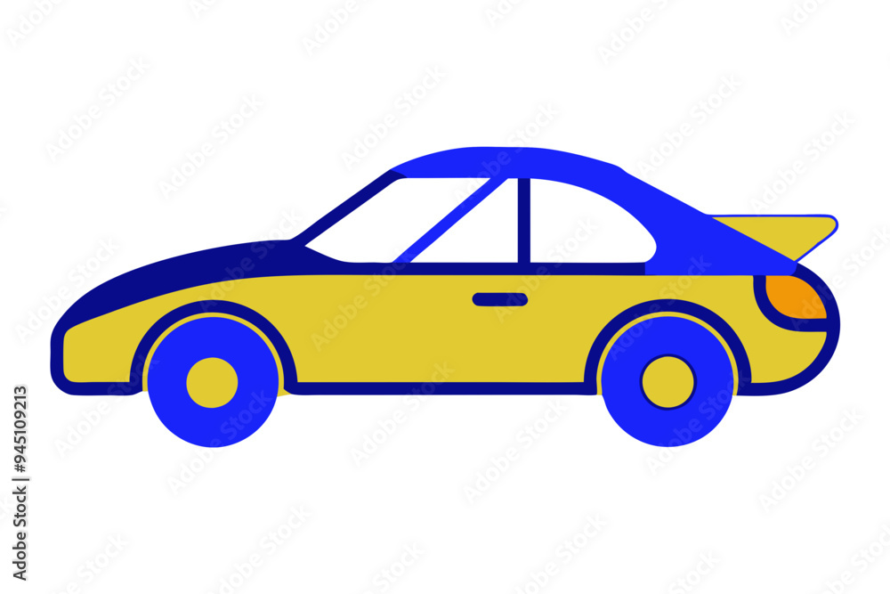 Modern Car Drawing Vector Art: Perfect for Any Design Modern Car Drawing Vector Art: Perfect for Any Design