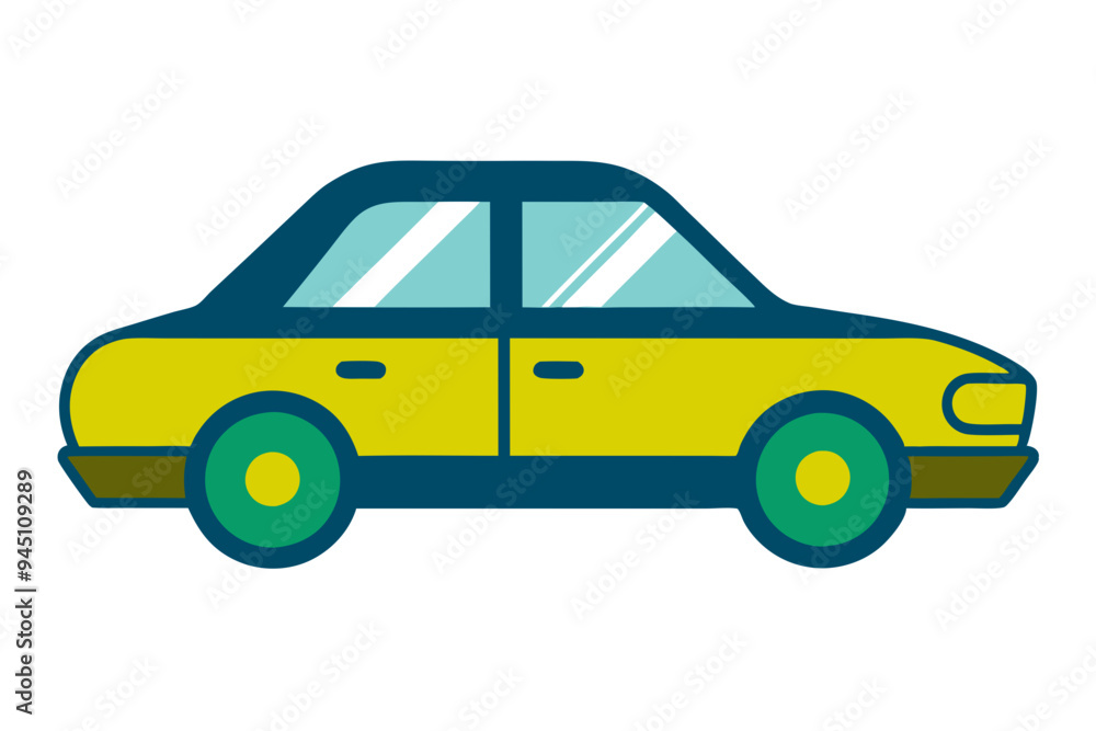 Modern Car Drawing Vector Art: Perfect for Any Design Modern Car Drawing Vector Art: Perfect for Any Design