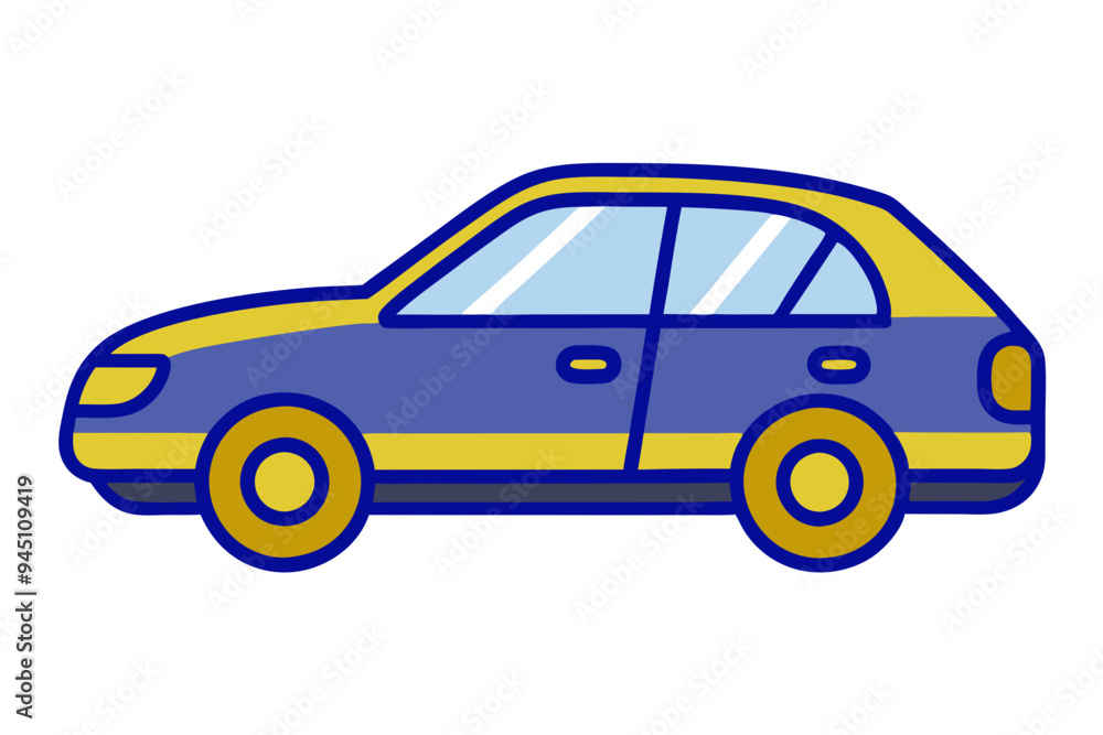 Stylish Car Drawing Vector Graphics for Creative Use Stylish Car Drawing Vector Graphics for Creative Use