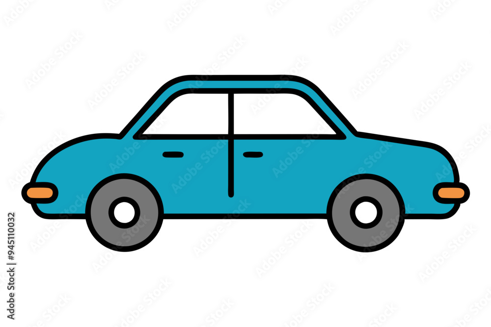 Stylish Car Drawing Vector Graphics for Creative Use Stylish Car Drawing Vector Graphics for Creative Use