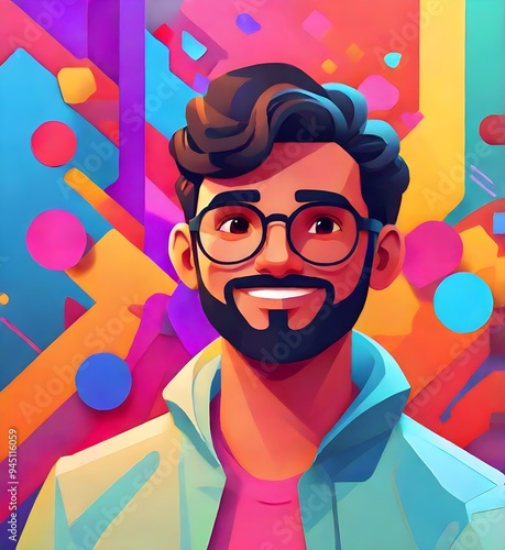 Create a fun, animated D flat avatar that brings your character to life with vibrant colors and engaging visuals. Perfect for any project