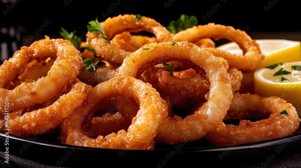 Hispanic Tradition: Sun-Kissed Crispy Calamari with Citrus Accents for Heritage Month Hispanic Tradition: Sun-Kissed Crispy Calamari with Citrus Accents for Heritage Month