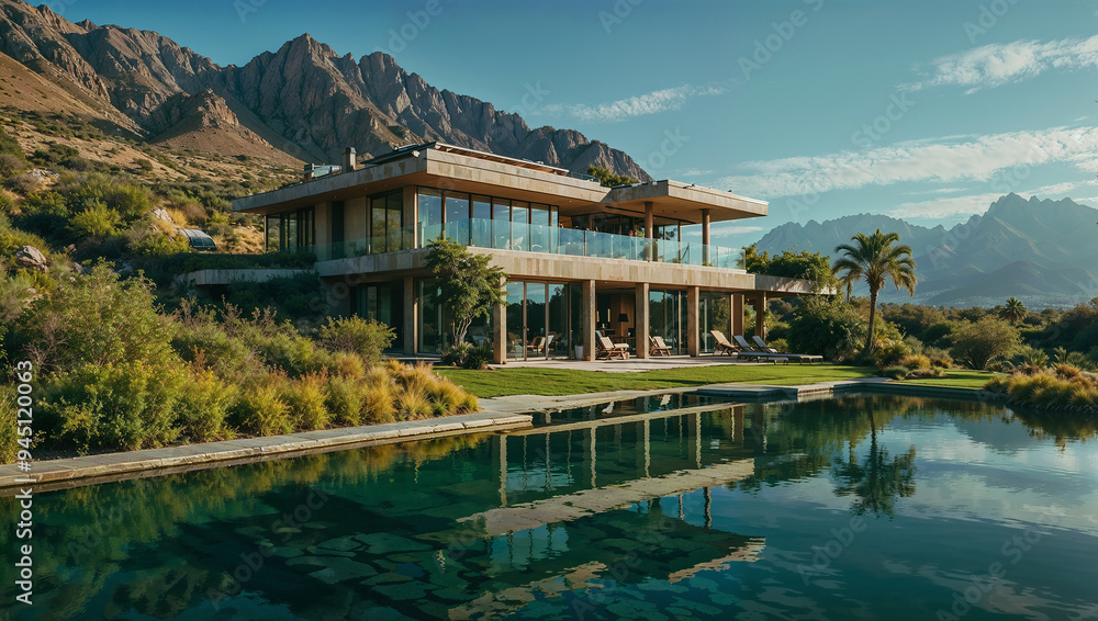 Naklejka premium lake bled country