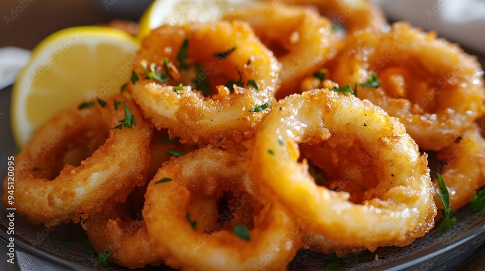 Hispanic Tradition: Sun-Kissed Crispy Calamari with Citrus Accents for Heritage Month Hispanic Tradition: Sun-Kissed Crispy Calamari with Citrus Accents for Heritage Month