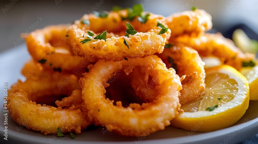 Hispanic Tradition: Sun-Kissed Crispy Calamari with Citrus Accents for Heritage Month Hispanic Tradition: Sun-Kissed Crispy Calamari with Citrus Accents for Heritage Month