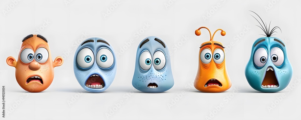 Morse code-style dots and dashes formed by alternating eye and mouth emojis. minimalist, Morse code-style dots and dashes formed by alternating eye and mouth emojis. minimalist,