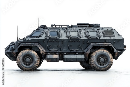 Armored Personnel Carrier (APC) Side View. photo