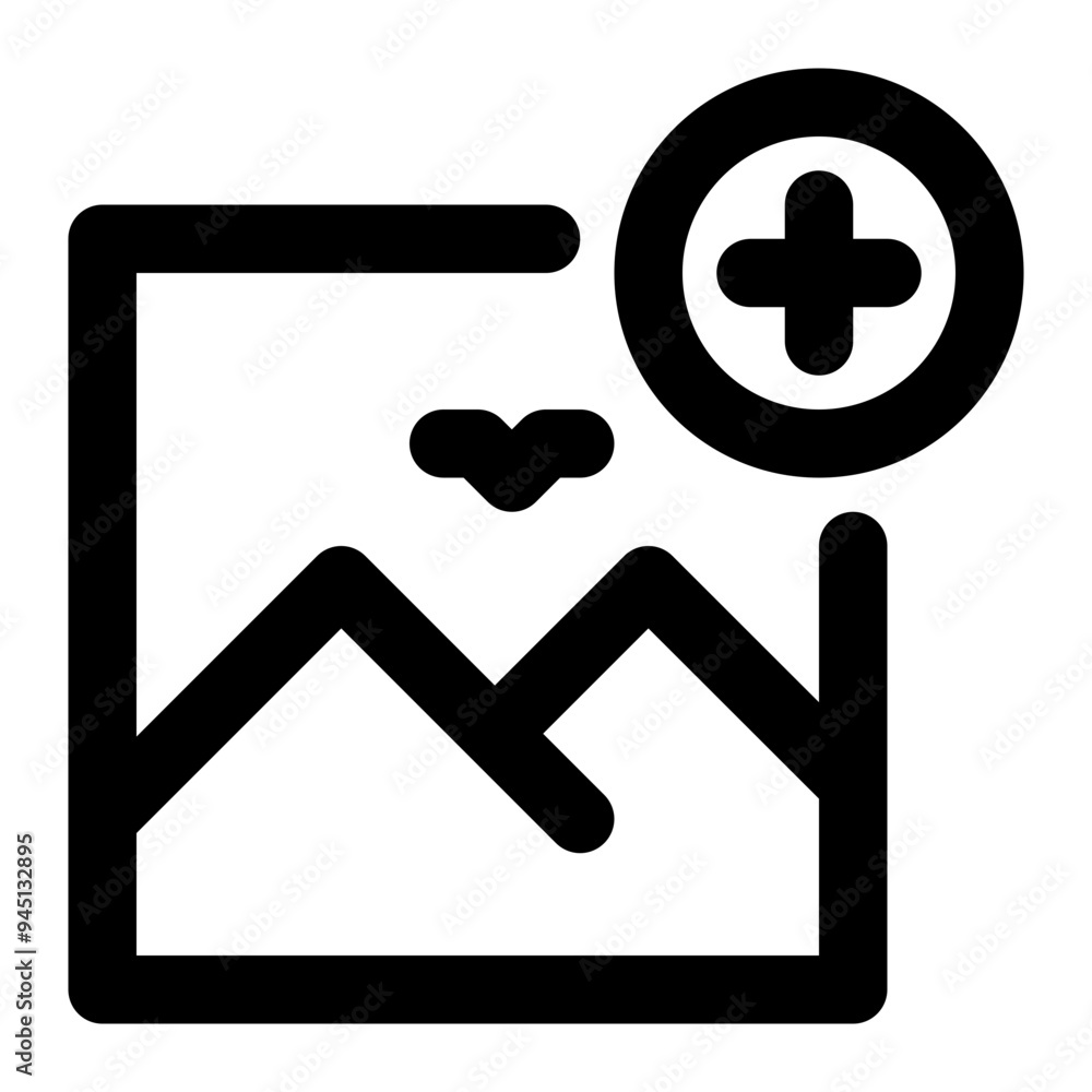 add image, add, image, picture, photography outline icon add image, add, image, picture, photography outline icon