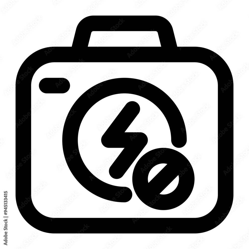 flash off, flash, light, camera, photography outline icon flash off, flash, light, camera, photography outline icon