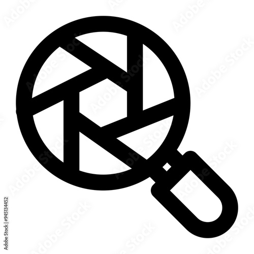 zoom lens, zoom, lens, telephoto, photography outline icon