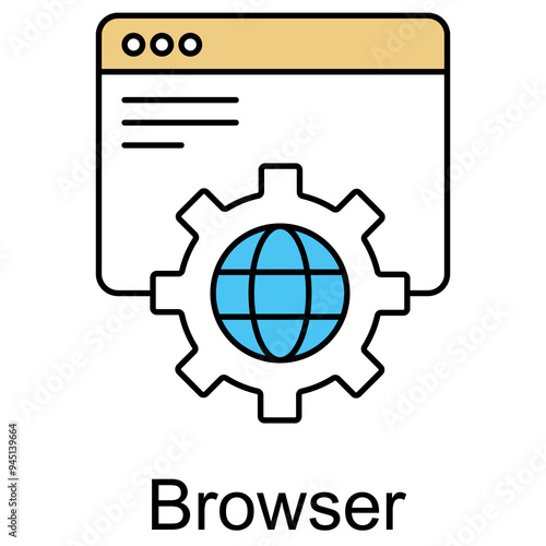 Browse icon, Fast and Secure Web Browsing for Seamless Internet Access, Navigate the Web with a Powerful Browser Experience