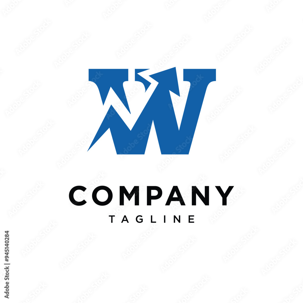Letter W Finance Logo icon vector Letter W Finance Logo icon vector