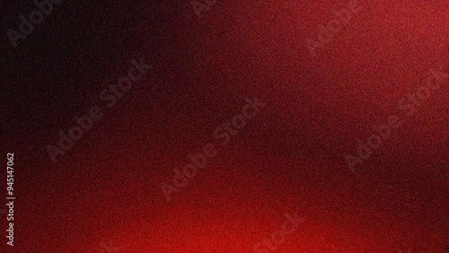 Red glowing abstract gradient shape grainy background minimal header cover poster design copy space