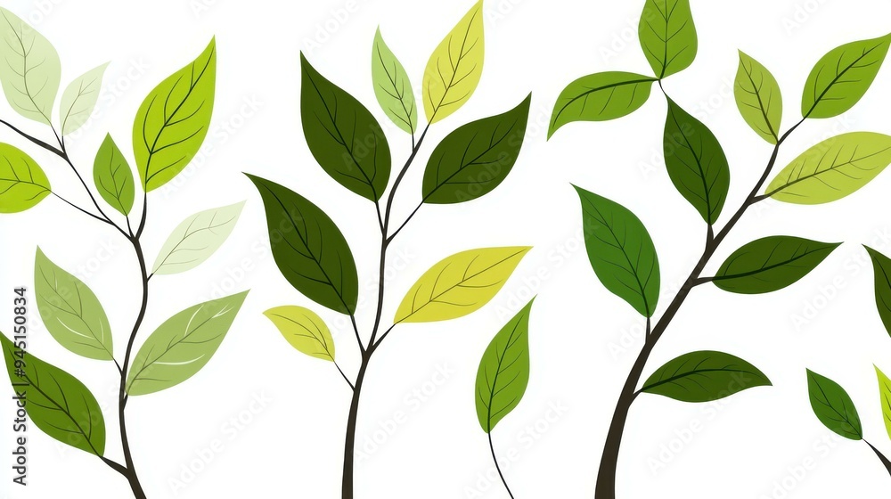 Delight in this seamless pattern of handdrawn green tea leaves, perfect for prints, fabrics, and stylish wallpapers. Delight in this seamless pattern of handdrawn green tea leaves, perfect for prints, fabrics, and stylish wallpapers.