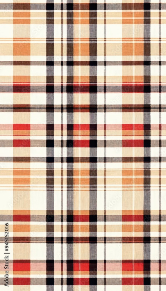 Transform your screen with a stunning beige plaid pattern wallpaper, featuring an ultrarealistic textile look, perfect for any phone Transform your screen with a stunning beige plaid pattern wallpaper, featuring an ultrarealistic textile look, perfect for any phone
