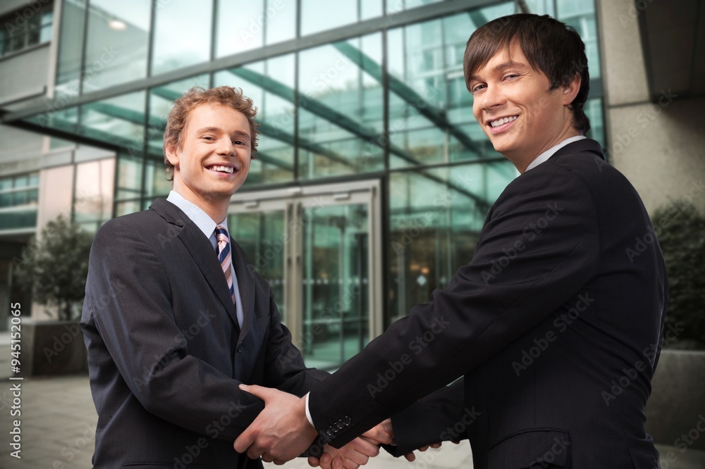 Successful business people shaking hands Successful business people shaking hands