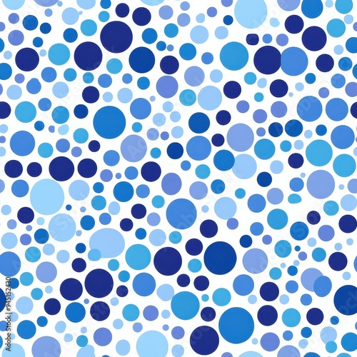 Experience a vibrant blue and violet flat illustration with a neat business dot pattern, perfect for a modern look.