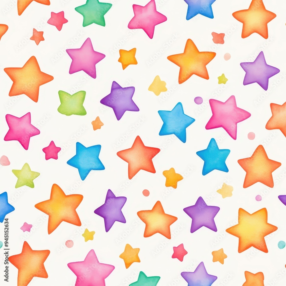 Explore the beauty of stars in this seamless watercolor design, ideal for various creative projects and celestial themes. Explore the beauty of stars in this seamless watercolor design, ideal for various creative projects and celestial themes.