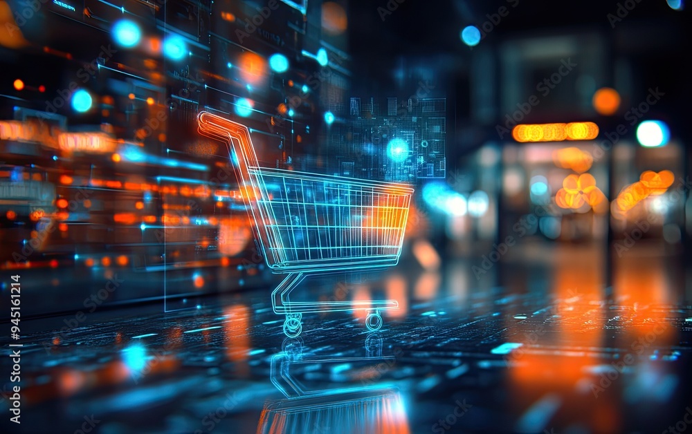 Digital Shopping Cart - E-commerce and Technology Digital Shopping Cart - E-commerce and Technology