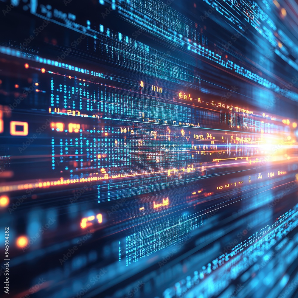Digital communication in telecommunication, highlighting the role of data encoding, transmission, and reception. Digital communication in telecommunication, highlighting the role of data encoding, transmission, and reception.