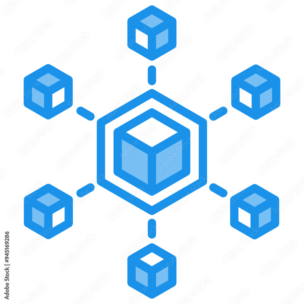 Blockchain Icon Blockchain Icon