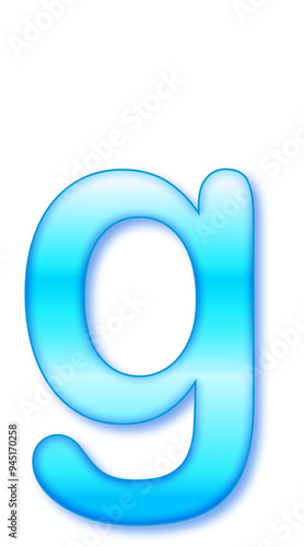 blue font text effect illustration