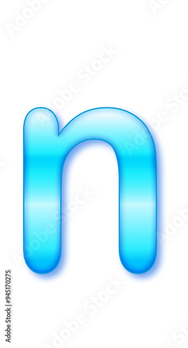 blue font text effect illustration