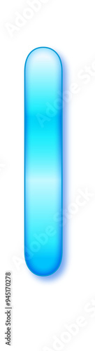 blue font text effect illustration