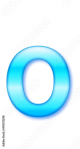 blue font text effect illustration