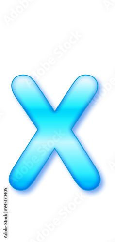 blue font text effect illustration