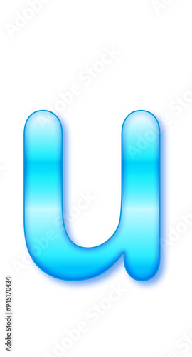 blue font text effect illustration