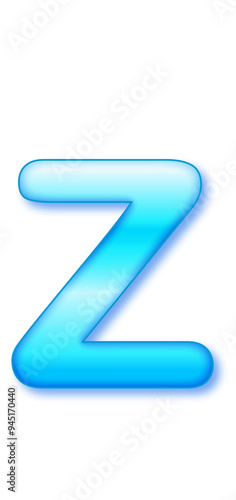 blue font text effect illustration