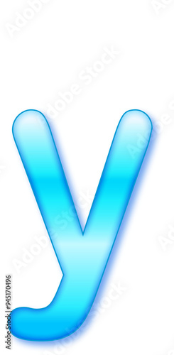 blue font text effect illustration