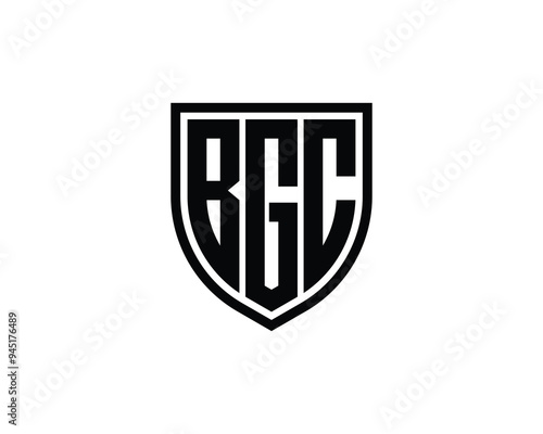 BGC logo design vector template. BGC