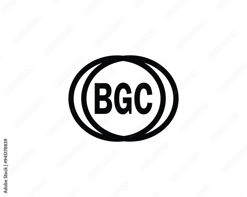 BGC logo design vector template. BGC BGC logo design vector template. BGC