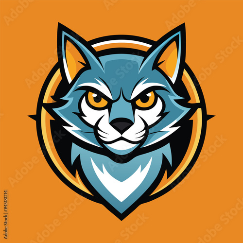 Cat logo vector icon