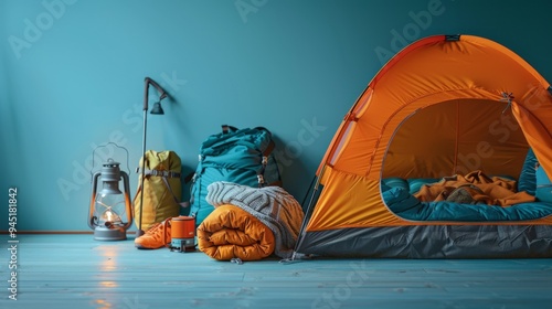 Camping Gear Ready for Adventure