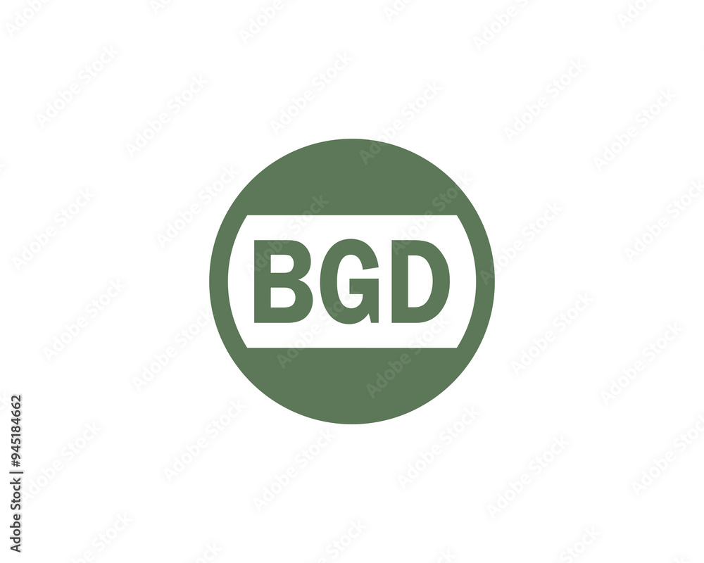 BGD logo design vector template. BGD BGD logo design vector template. BGD