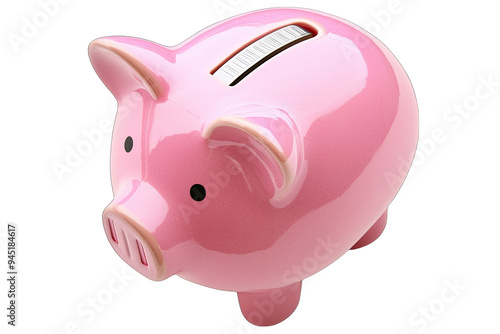A cheerful pink piggy bank ready to help save money, symbolizing savings, finance, and financial planning.