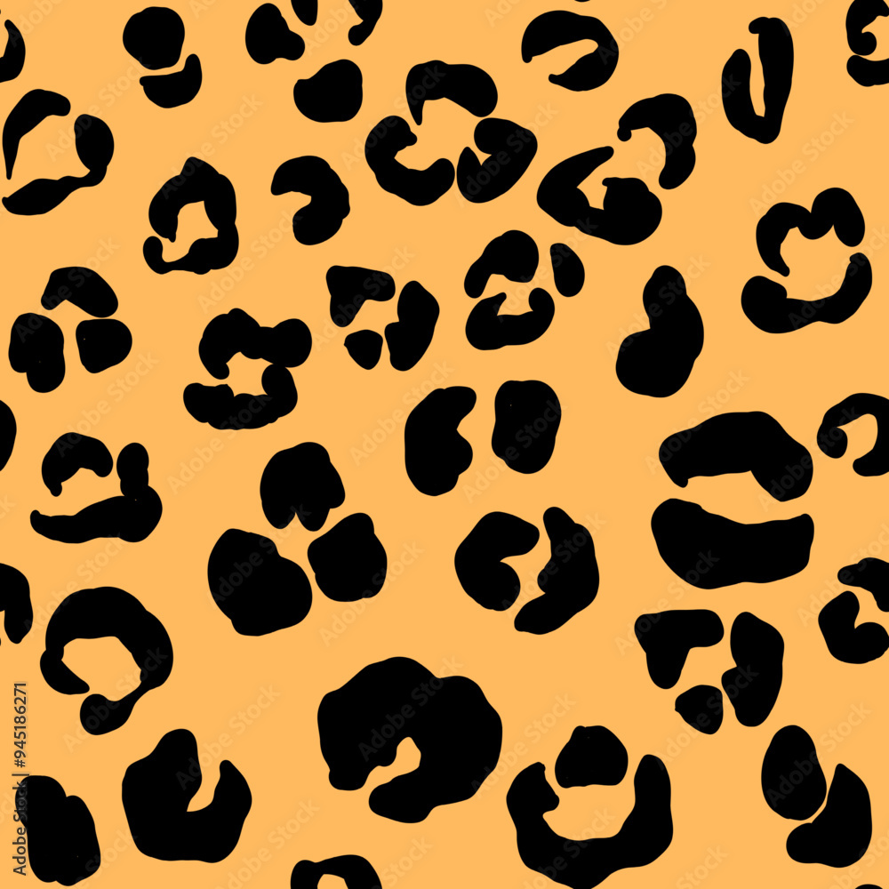 Seamless vector pattern with cute cat silhouettes, perfect for animal print wallpaper or fabric design