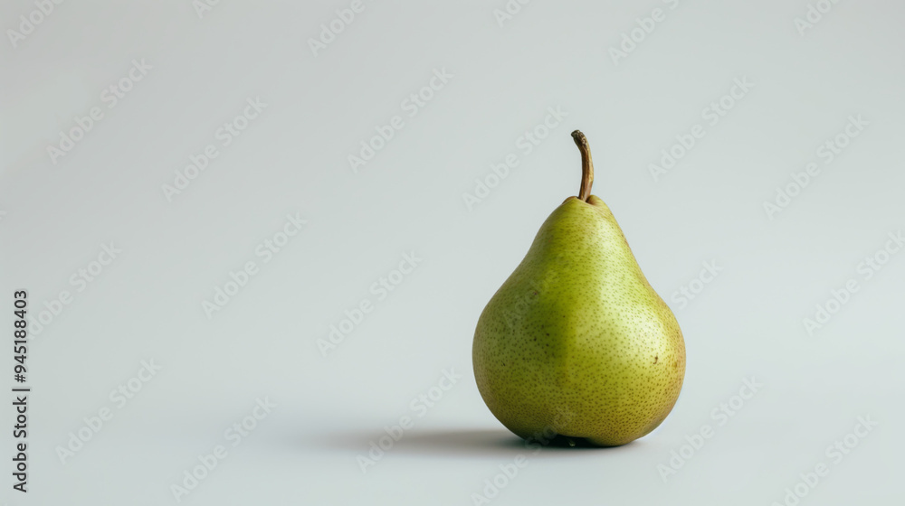 A whole pear isolated a white background A whole pear isolated a white background