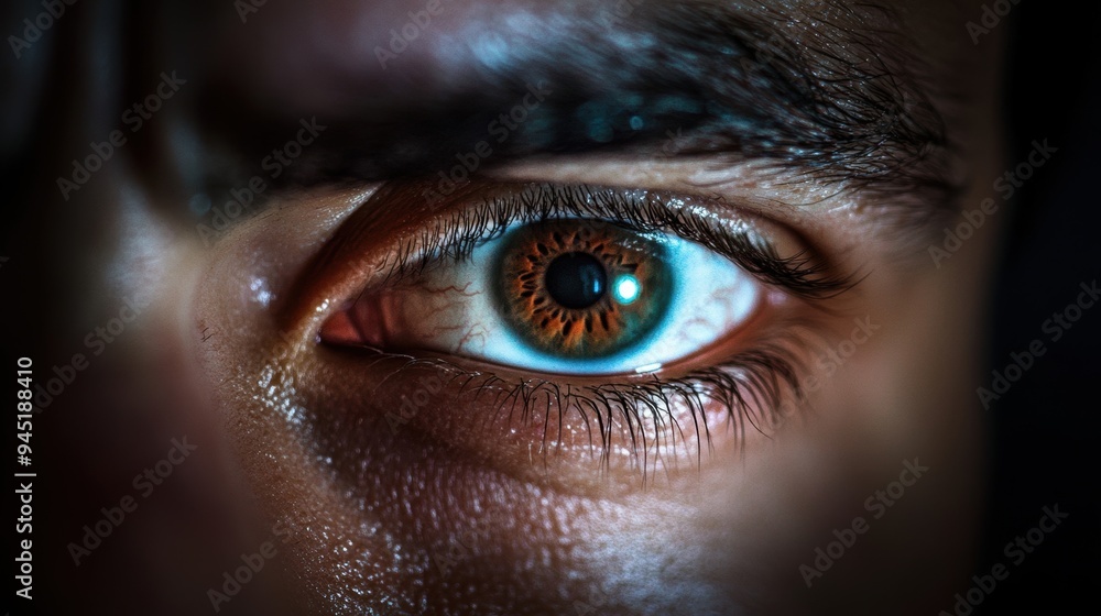 A close-up of tired eyes reveals fatigue etched in every line, with chronic sleepiness evident behind the dull gaze. A close-up of tired eyes reveals fatigue etched in every line, with chronic sleepiness evident behind the dull gaze.