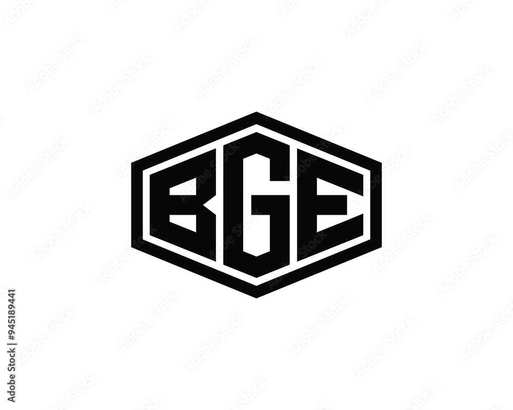 BGE logo design vector template. BGE BGE logo design vector template. BGE