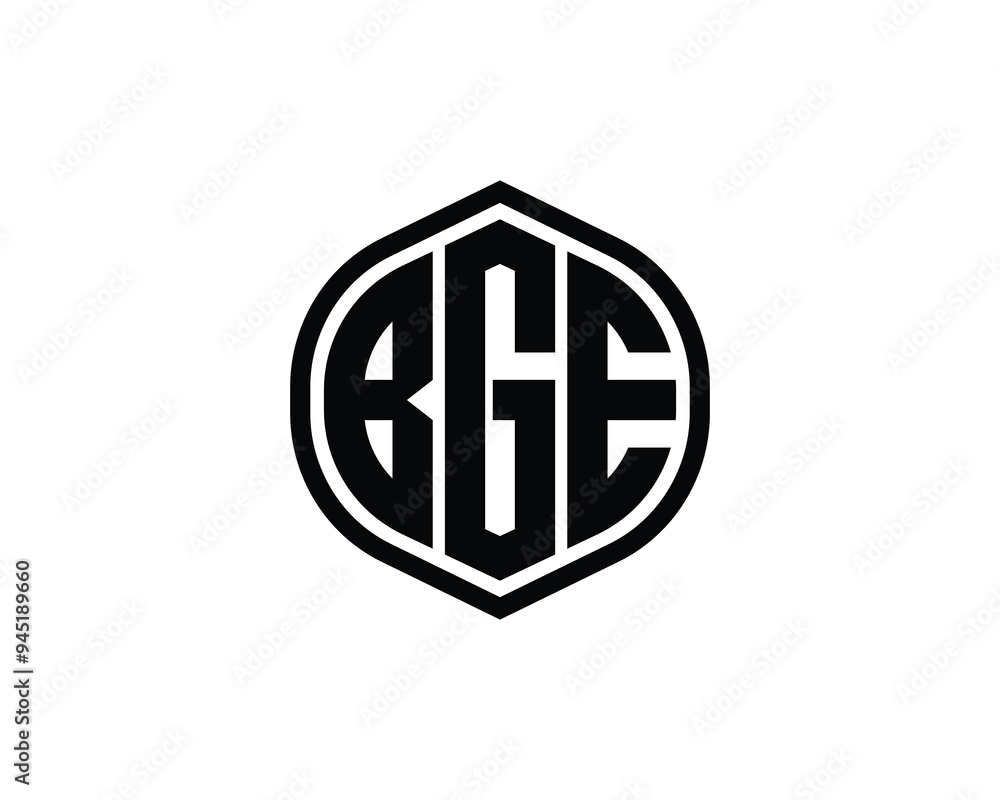 BGE logo design vector template. BGE BGE logo design vector template. BGE