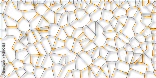 Abstract golden hexagon graphic ornament. arabian Stylish Seamless pattern on white background. Creative design. Design for book, notebook and calendar covers. high quality textile design, vector .	