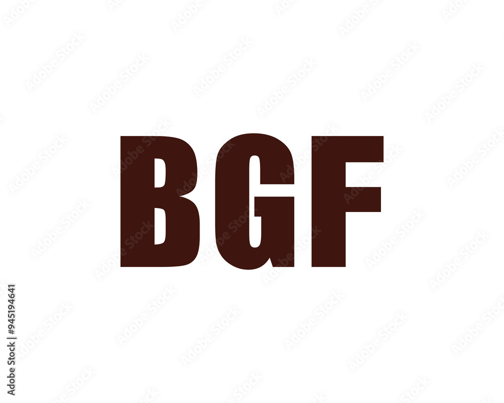 BGF logo design vector template. BGF BGF logo design vector template. BGF