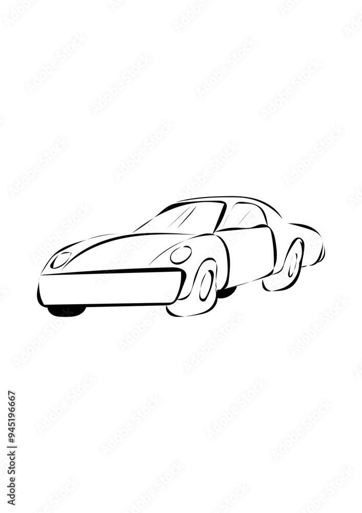 Obraz premium Sportwagen 