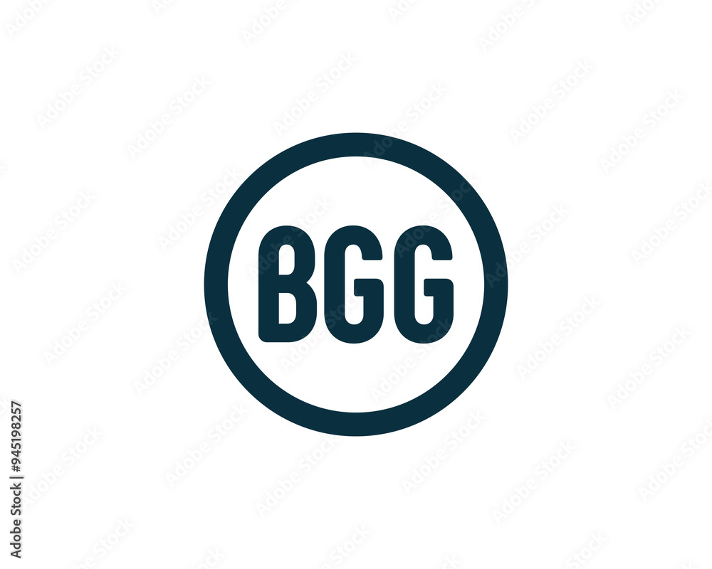 BGG logo design vector template. BGG BGG logo design vector template. BGG